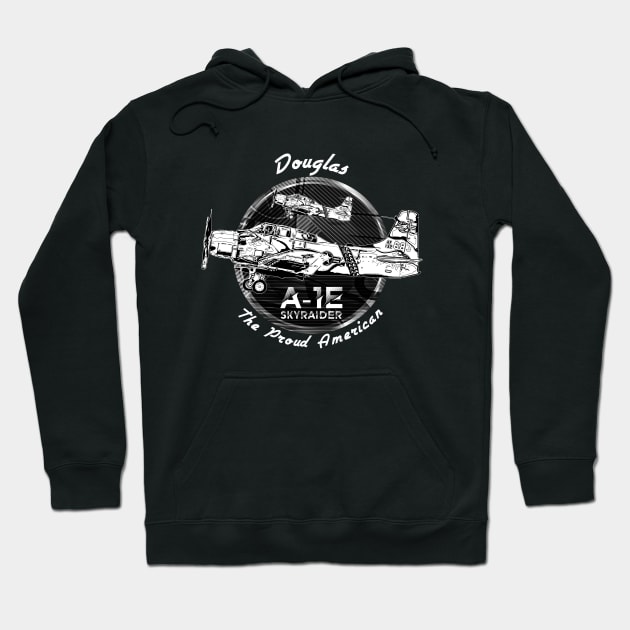 Douglas A-1 Skyraider Hoodie by aeroloversclothing